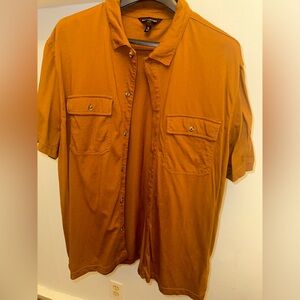 Extra Large Brick Red Banana Republic Casual Button Down Sweater